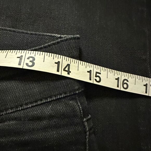 Acne studios ace cash black raw hem jeans 28 - Picture 4 of 10